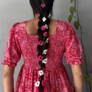 Colorful Crochet Paranday – Pack of 4 | Perfect for Brides & Festive Looks